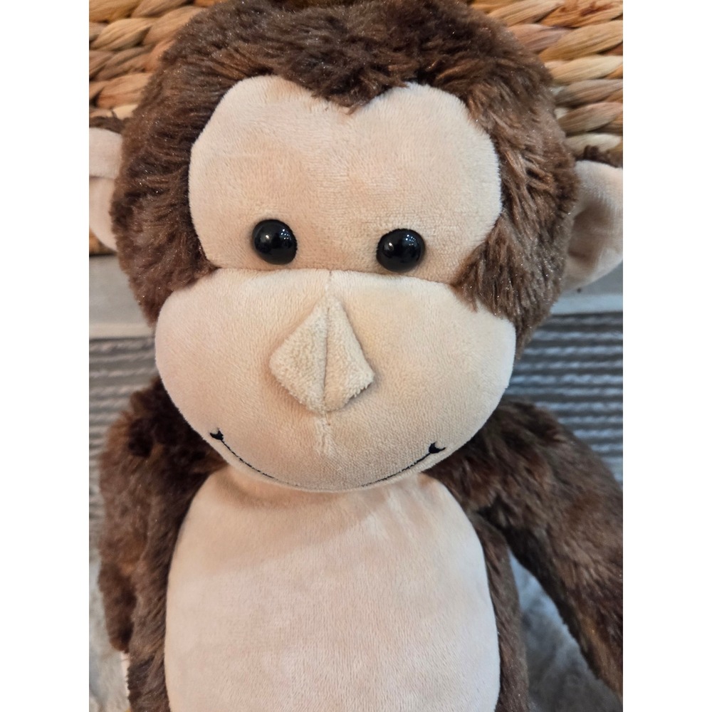 Build-A-Bear Workshop Brown Monkey Plush Stuffed Animal Toy - Picture 2 of 7